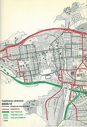 Tampereen liikennesuunnitelma - kartta 2